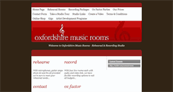 Desktop Screenshot of oxfordshiremusicrooms.co.uk