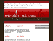 Tablet Screenshot of oxfordshiremusicrooms.co.uk